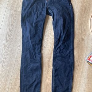 Express a brand skinny midrise dark wash jeans